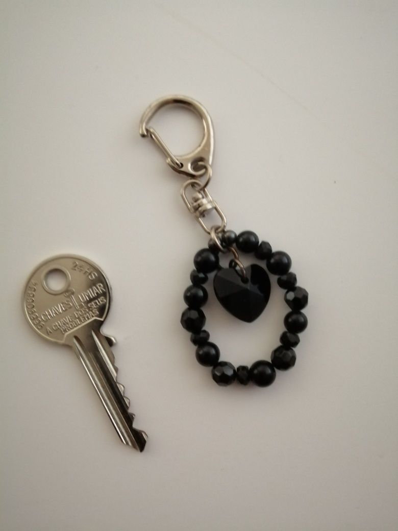 Porta chaves - pedras pretas - Stone