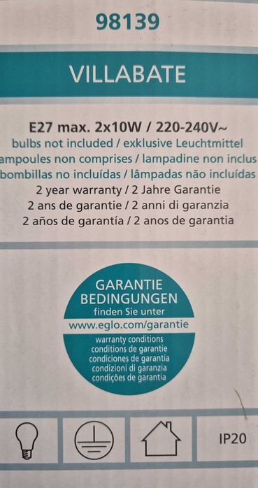 Lampa sufitowa  EGLO - VILLABATE