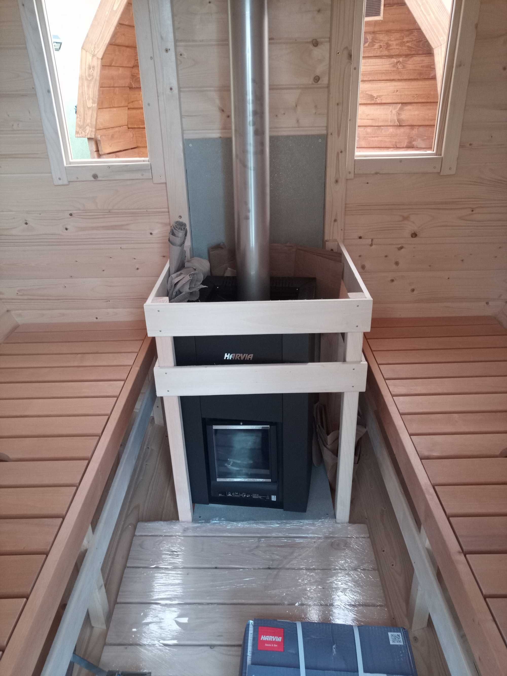 Sauna,piec harvia,gotowa do użytku