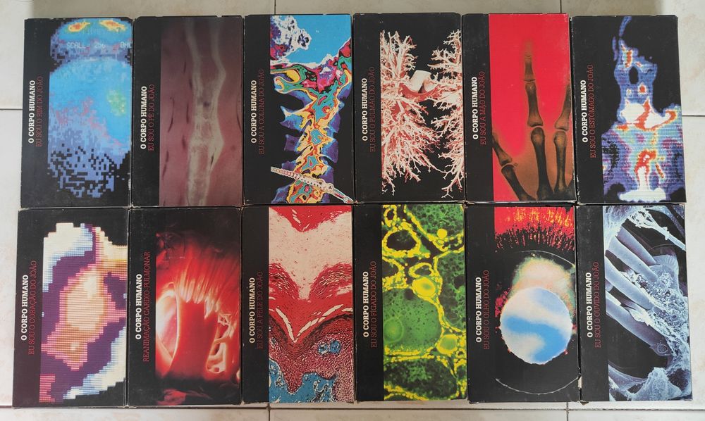 Coleção completa - O corpo humano ( 15 livros + 12 VHS )