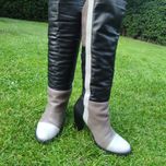 Eleganckie kozaki, skóra naturalna, 37