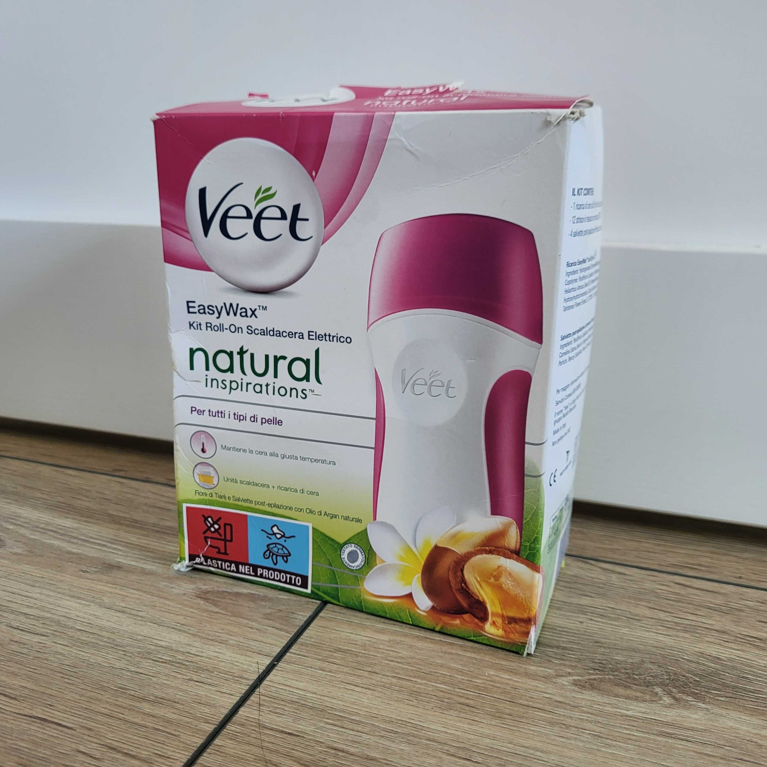 Veet EasyWax elektryczny podgrzewacz wosku  + wkład zestaw