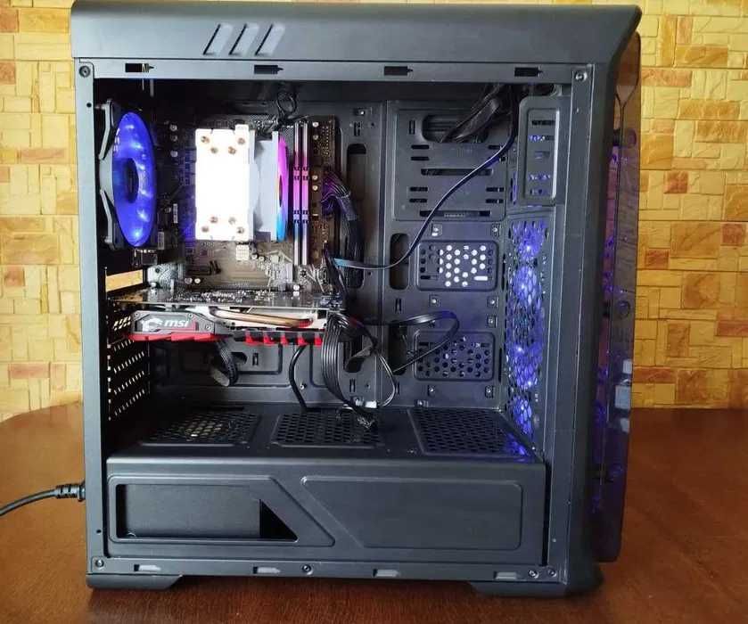 Ігровий ПК ryzen 5 5600, ddr4 3200 16gb, 1050ti MSI, SSD/HDD