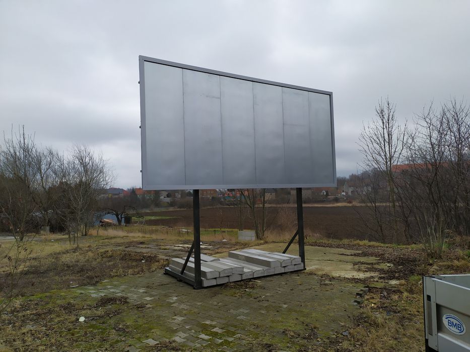 Billboard bilbord tablica reklamowa baner szyld konstrukcja reklamowa
