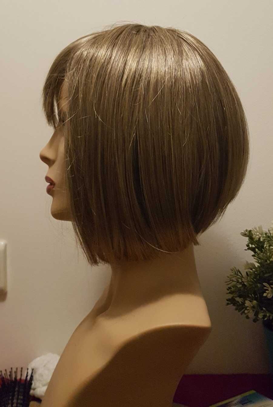 Peruka damska średni blond model BOB kanekalon