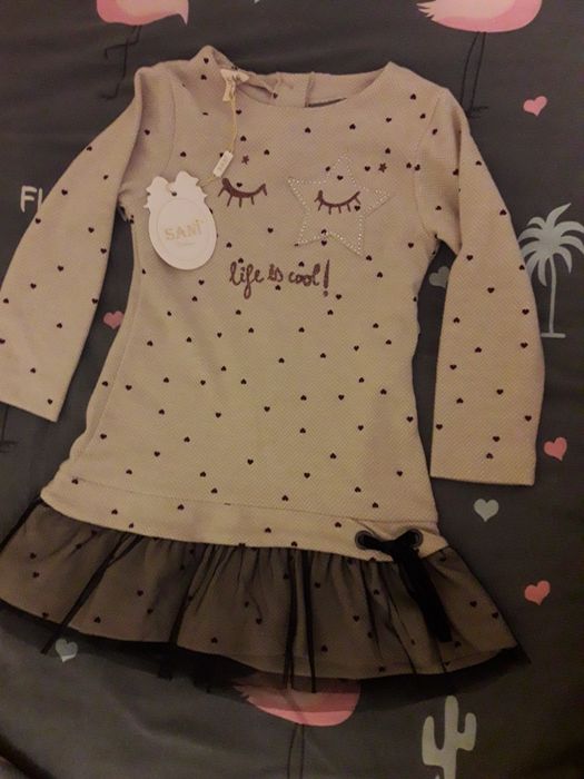 Нова осіння сукня для дівчинки 104