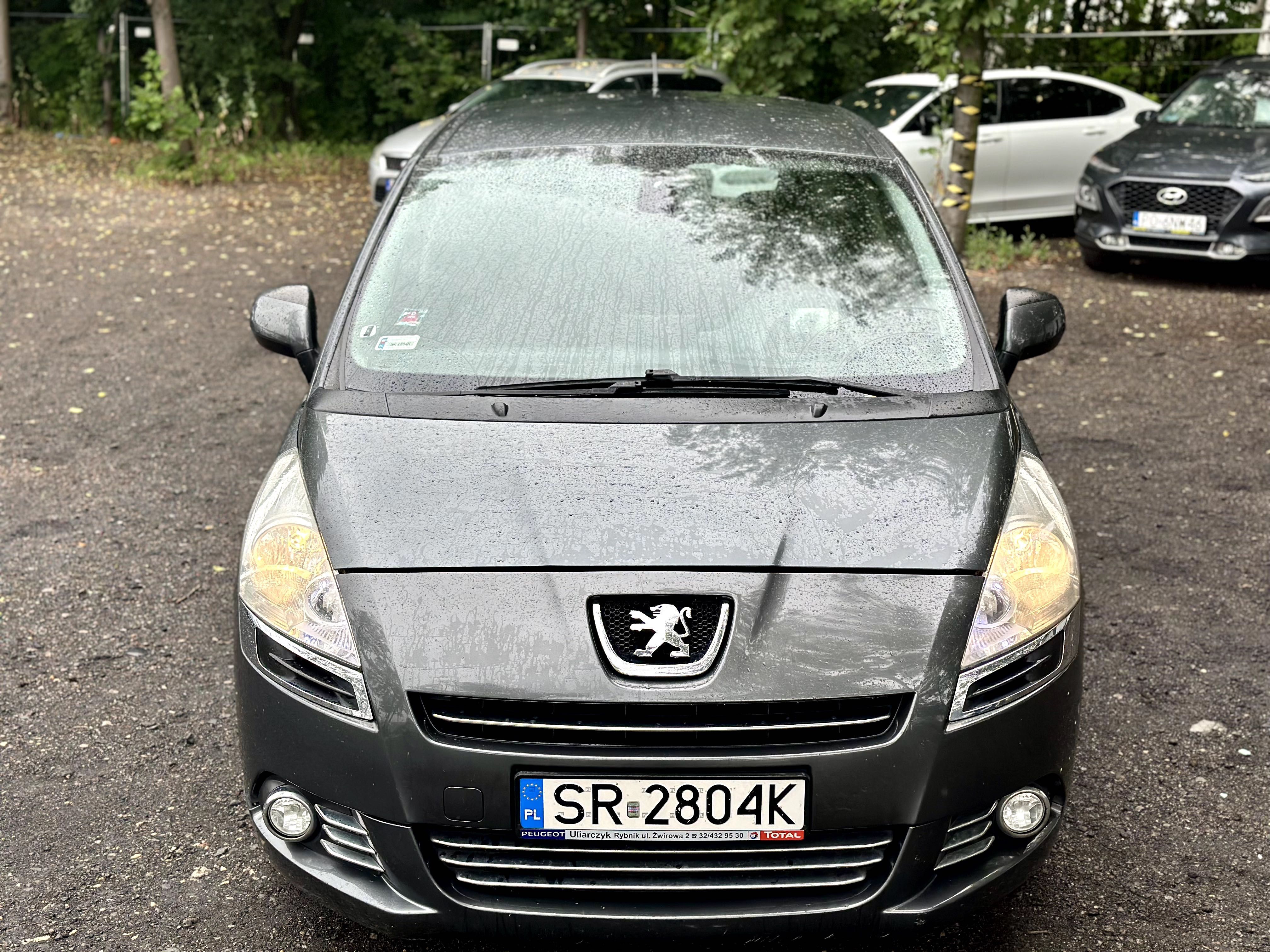 Peugeot 5008 2.0HDi 7os. 2010r. Kamera HeadUp Monitory Czujniki
