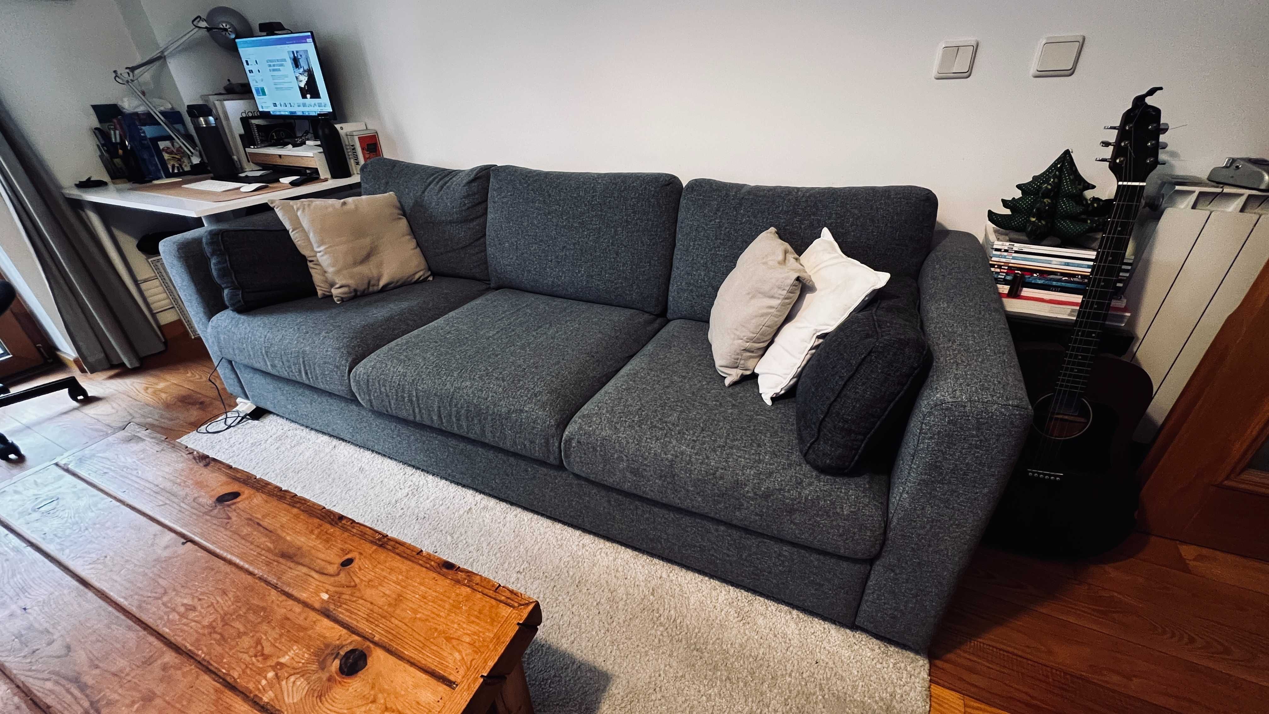 Sofá Vimle IKEA Gunnared cinz
