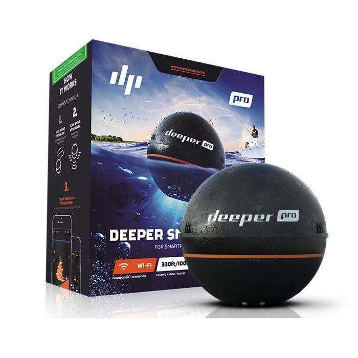 Эхолот Deeper PRO, Бесплатная доставка, Официальная гарантия