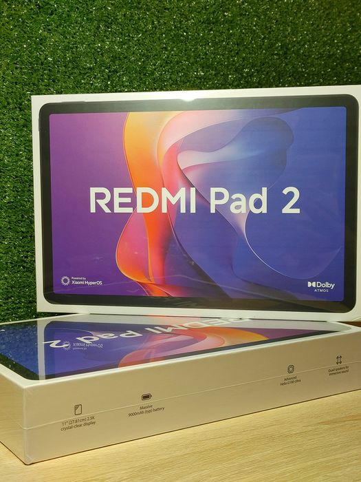 Нові планшети Xiaomi Redmi Pad 2 4/128G helio G100 Ultra