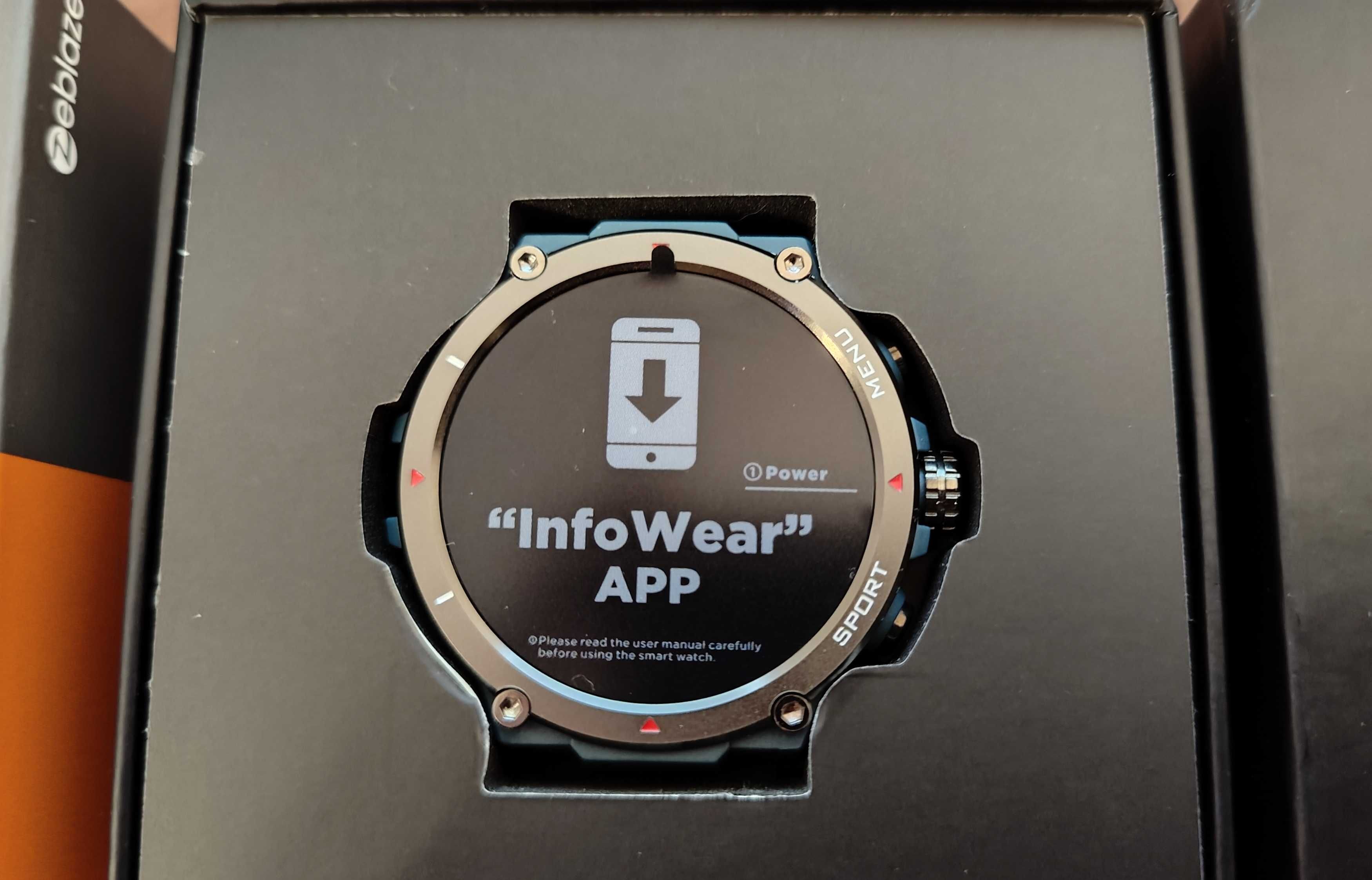 Zeblaze Stratos 2 Smartwatch Fitness 1,3" AMOLED Wbudowany GPS