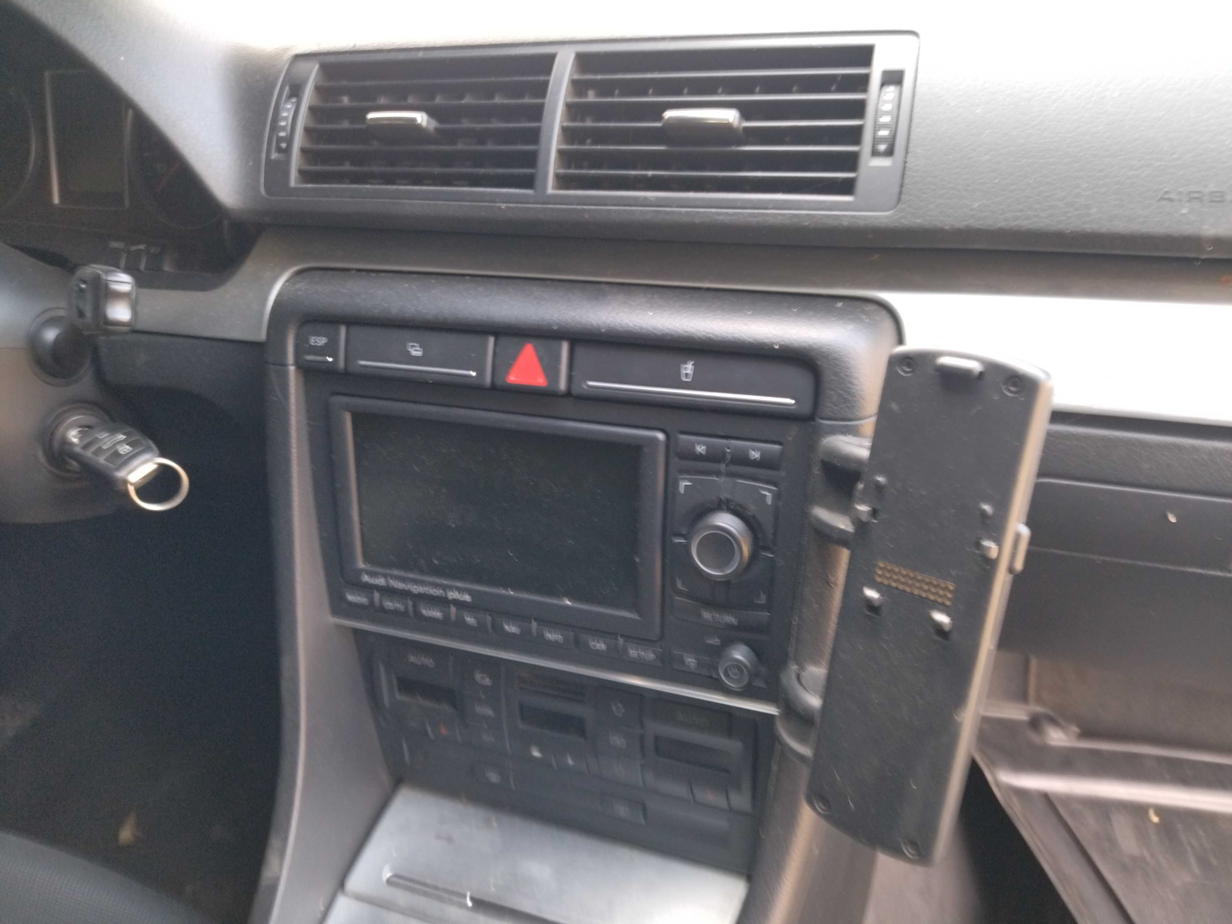 radio RNS-E 8E00`35192T panel kosz 2 din ramka cupholder a4 b7 s line