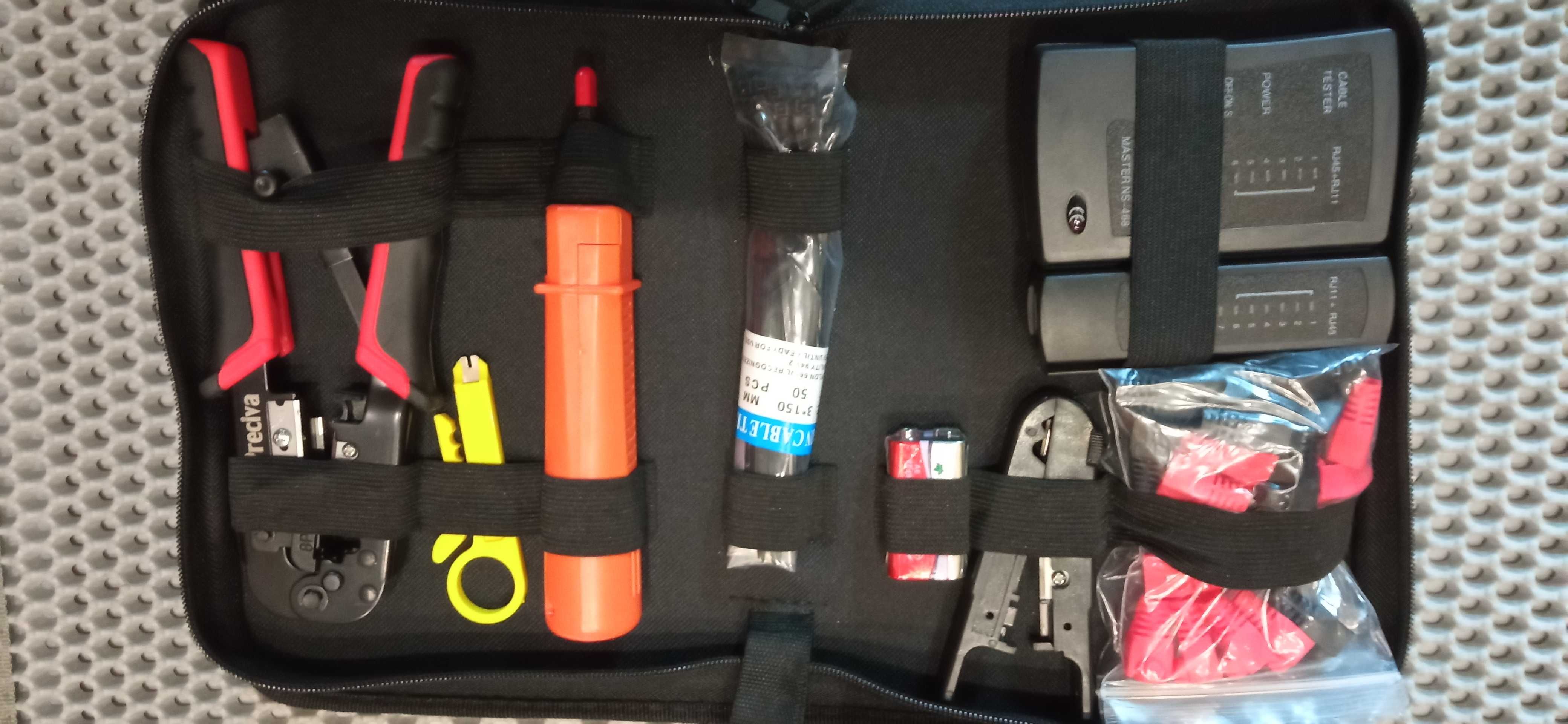 Kit de ferramentas de crimpagem RJ45, Preciva