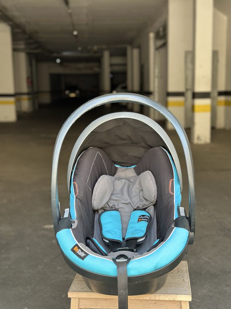 Conjunto BeSafe Isofix, carrinho e ovo