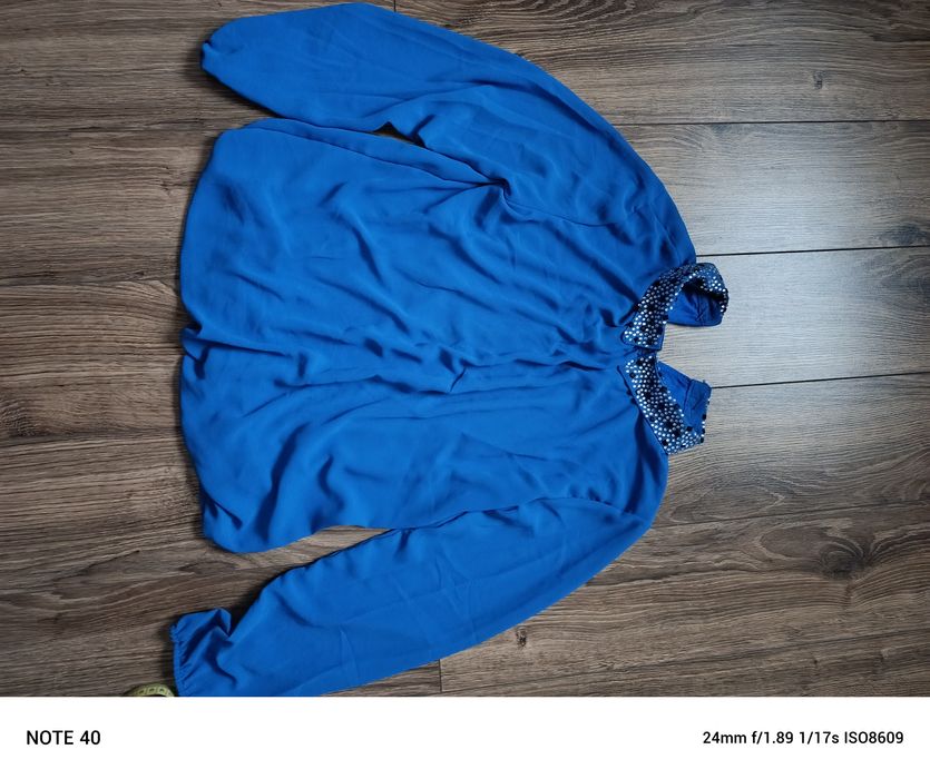 Wyprzedaż Elegancka tiulowa bluzka Święta r. M