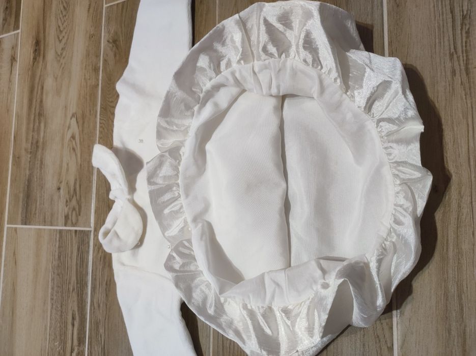 Sukienka do chrztu 74 polar plus satyna Baby Rose