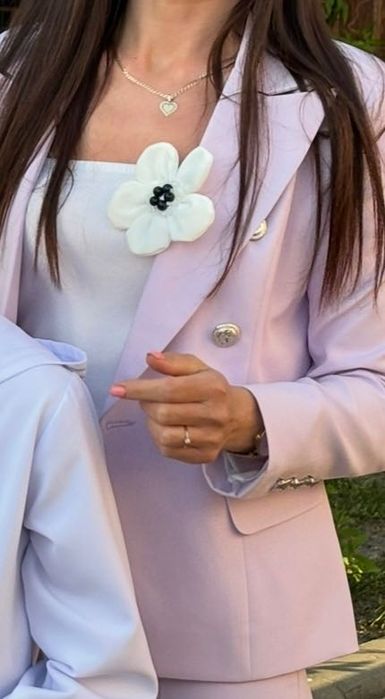 Garnitur damski liliowy roz.M Edan