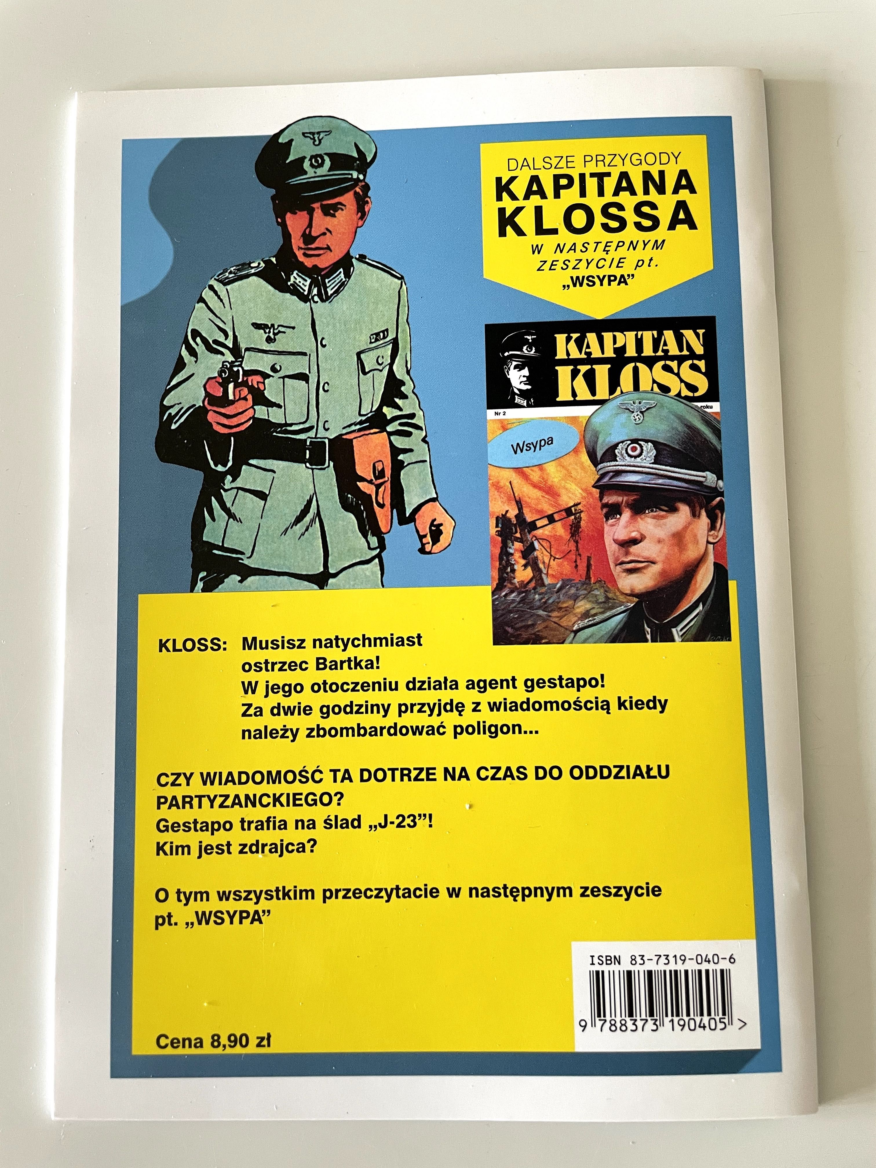 Kapitan Kloss (Muza, 2001). Zeszyt 1: Wiem kim jesteś! (jak nowy)