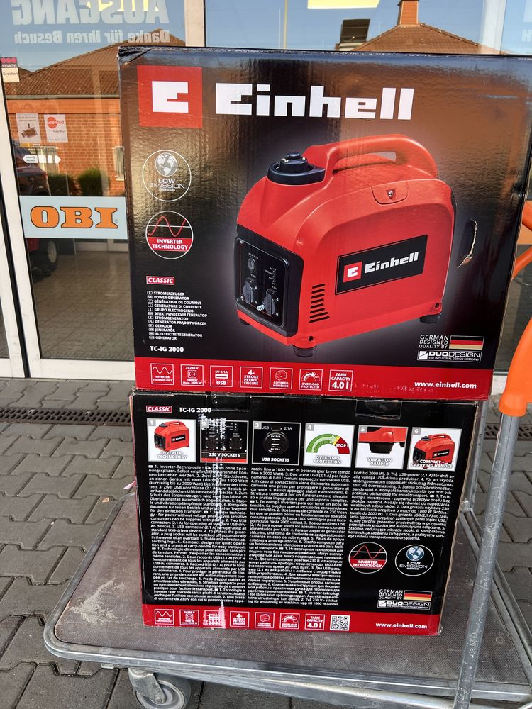 Генератор інверторний бензиновий Einhell TC-IG 2000