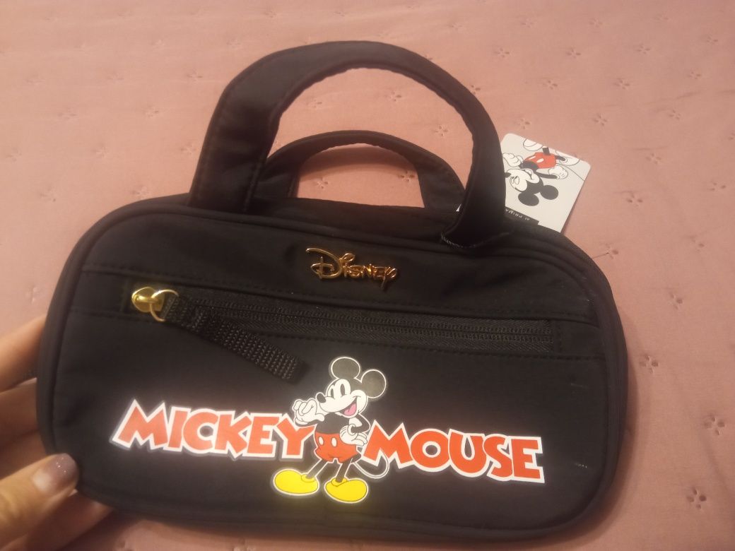Nowy zestaw plecak Mickey Mouse+torebka/kosmetyczka