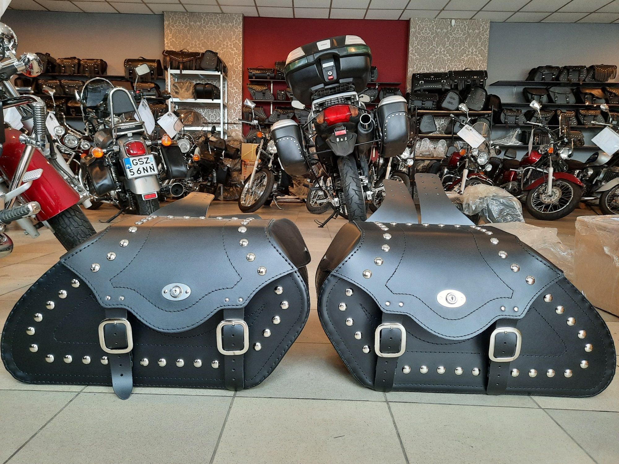 Sakwy ze skóry Harley , VTX /1300/1800