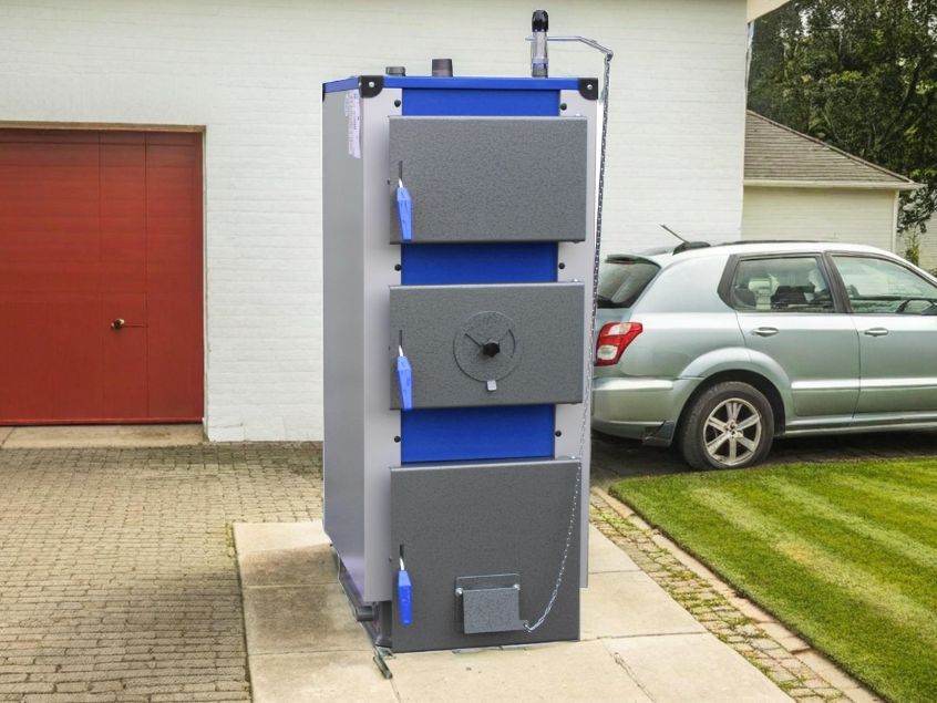 Piec kocioł 20KW zasypowy c.o. na drewno i węgiel >160m2 NOWY, GW 5lat