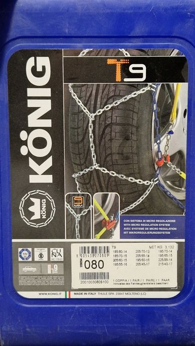 Łańcuchy śniegowe König T9 080