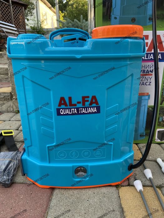 Ранцевий, акумуляторний,оприскувач обприскувач AL-FA Італія
