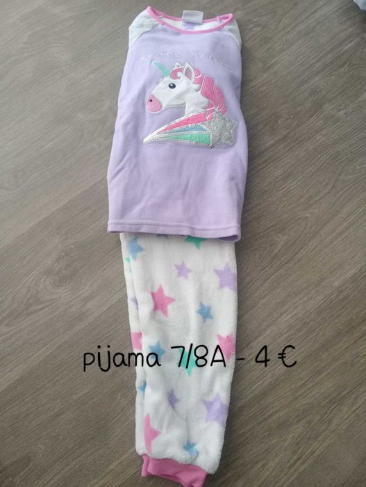 Pijama 7/8 anos primark