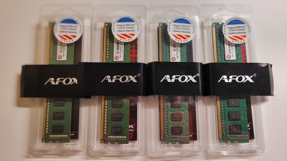 DDR3 4szt po 2GB 1333MHz PC3-10600 Transcend CL9 1Rx8 Dimm  8GB DDR3