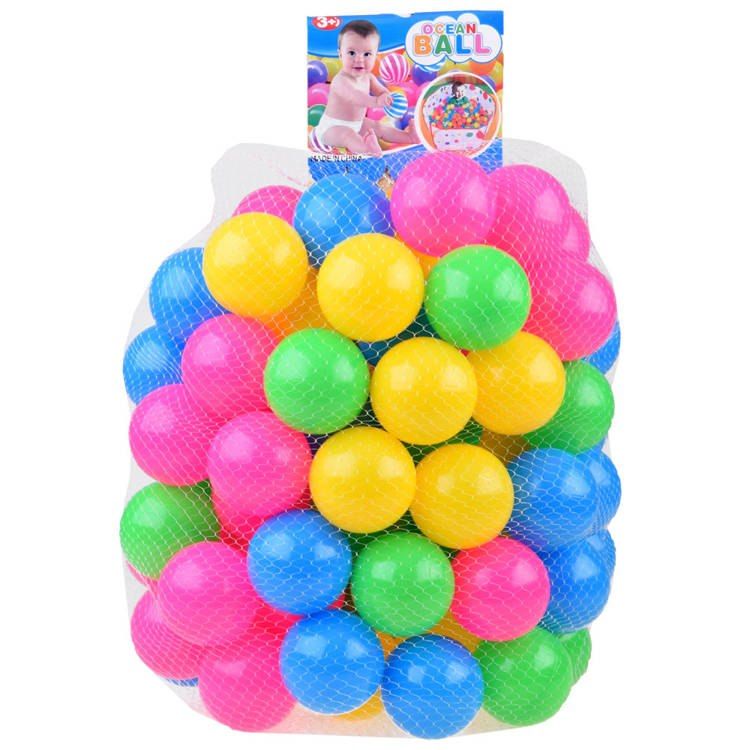 Kolorowe piłki Kulki do basenu 6,5cm 100szt ZA4428