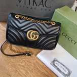 Gucci marmont czarna listonoszka