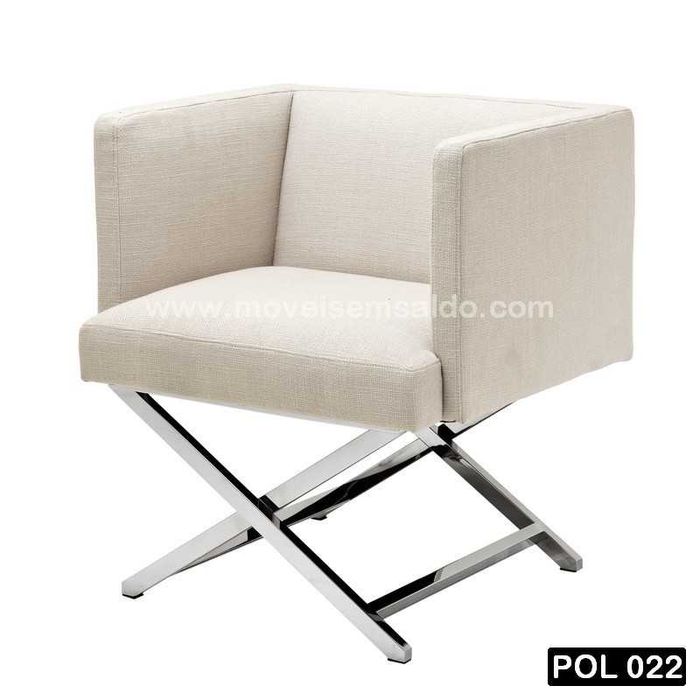 Cadeirões / Poltronas de Sala Estofadas - Todas medidas e cores.