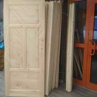 drewniane drzwi sosnowe OdRęki Mocne Solidne