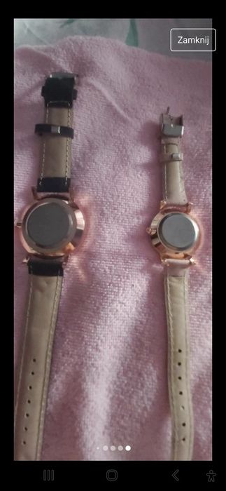 Zestaw dwóch zegarków kwarcowych
