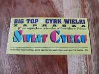 Stary bilet do cyrku