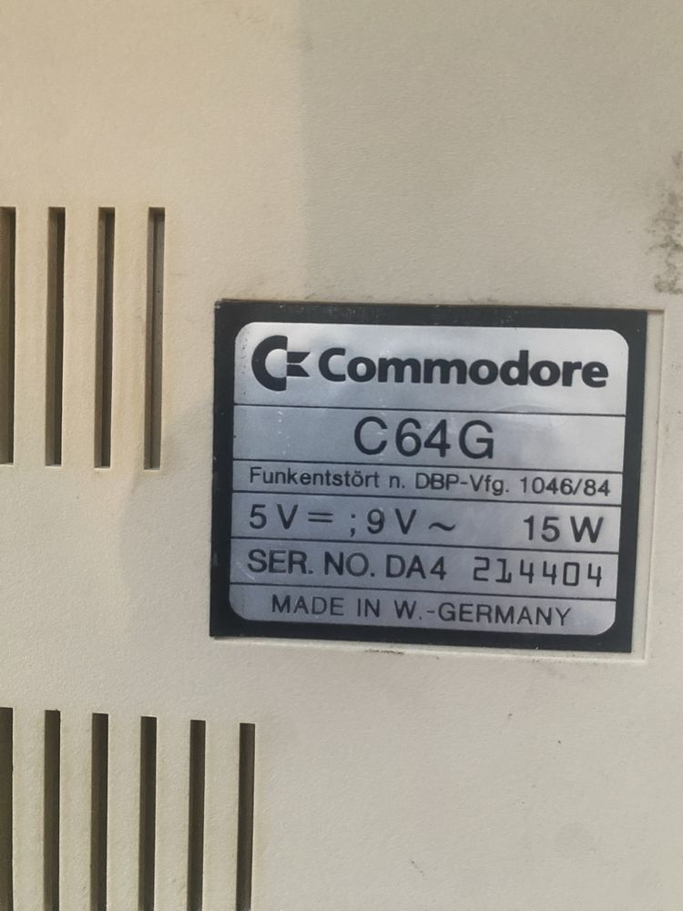Commodore c64g c64 zestaw