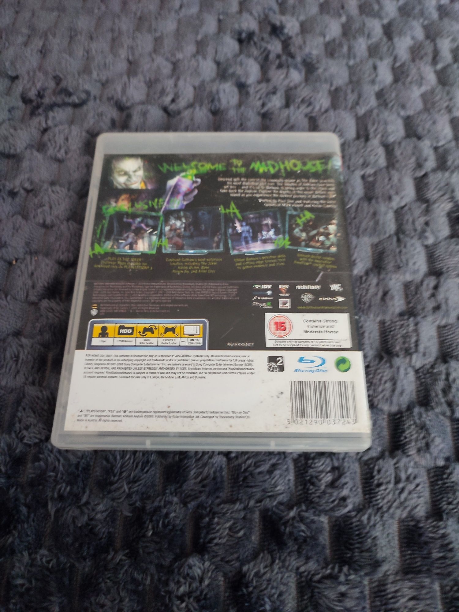 Gra na konsole PlayStation PS3 Batman Arkham Asylum