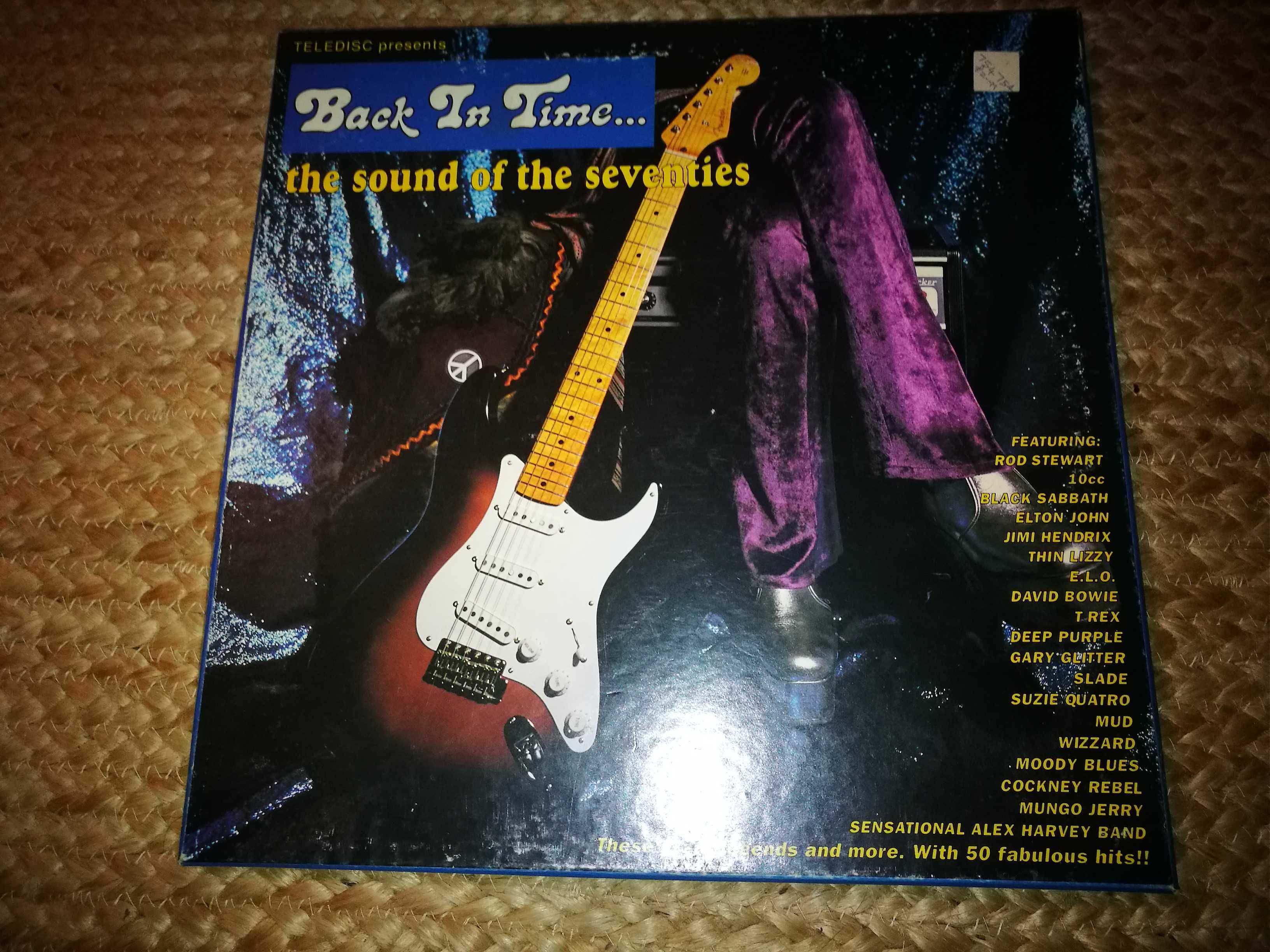 VÁRIOS - Back In Time - The Sound Of The Seventies CAIXA C/4LPS