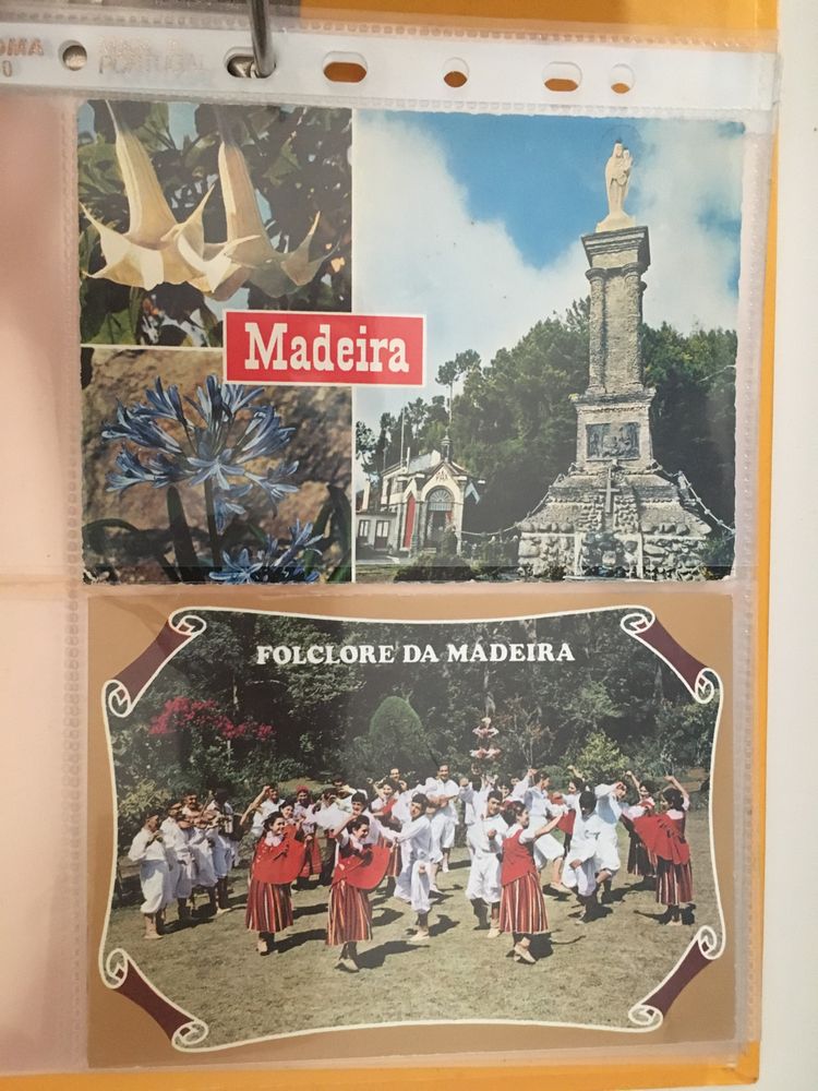 Postais antigos - alguns com mais de 40 anos