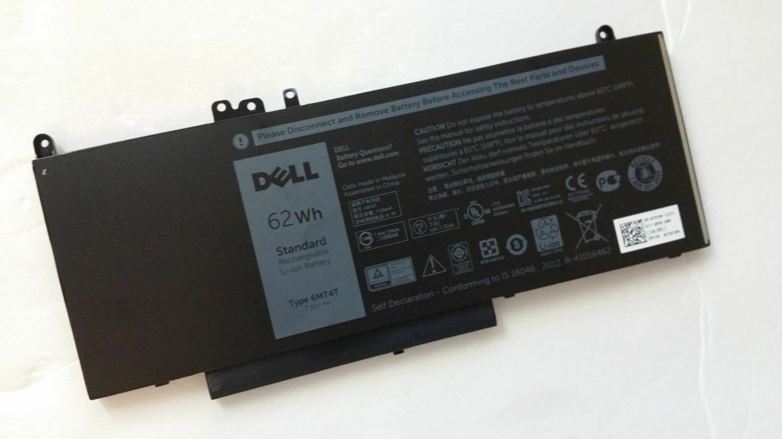 Батарея  Dell latitude e5570 precision 3510 акумулятор 6mt4t