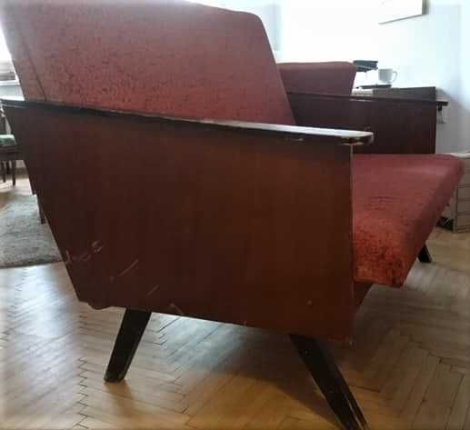 мебель - мини  диван  винтаж ретро 70 - е