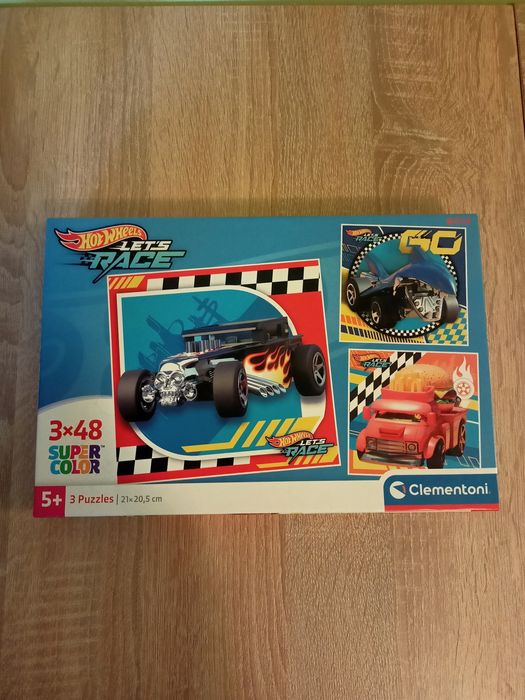 Puzzle Hot Wheels 3x48