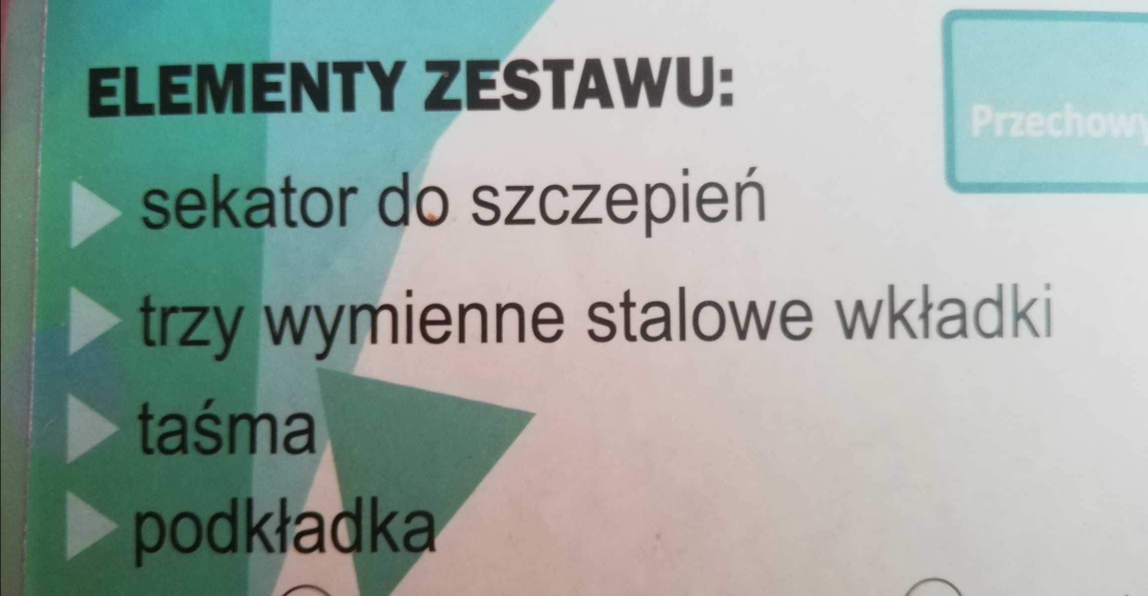Sekator nożycowy do szczepienia gałęzi z taśmą Garden Line