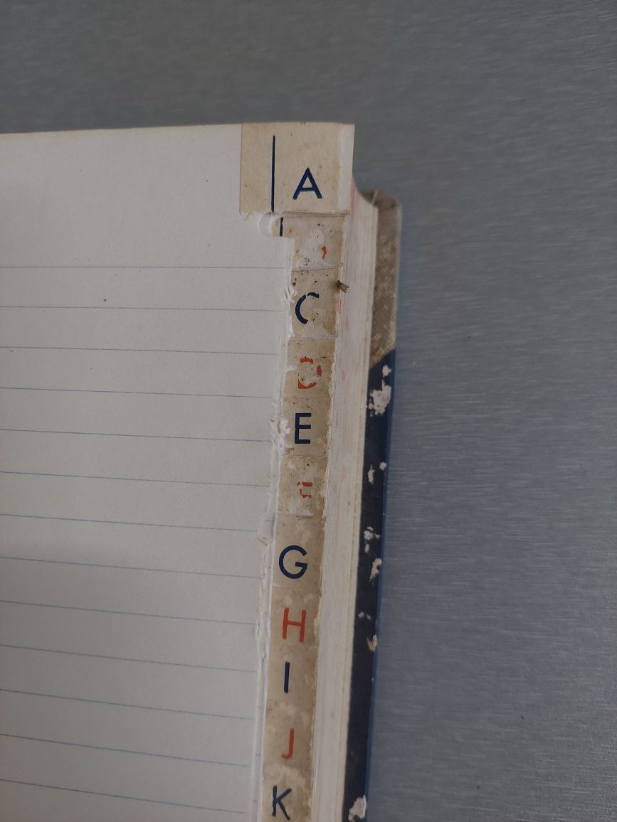 Livro antigo escritas em branco contabilidade