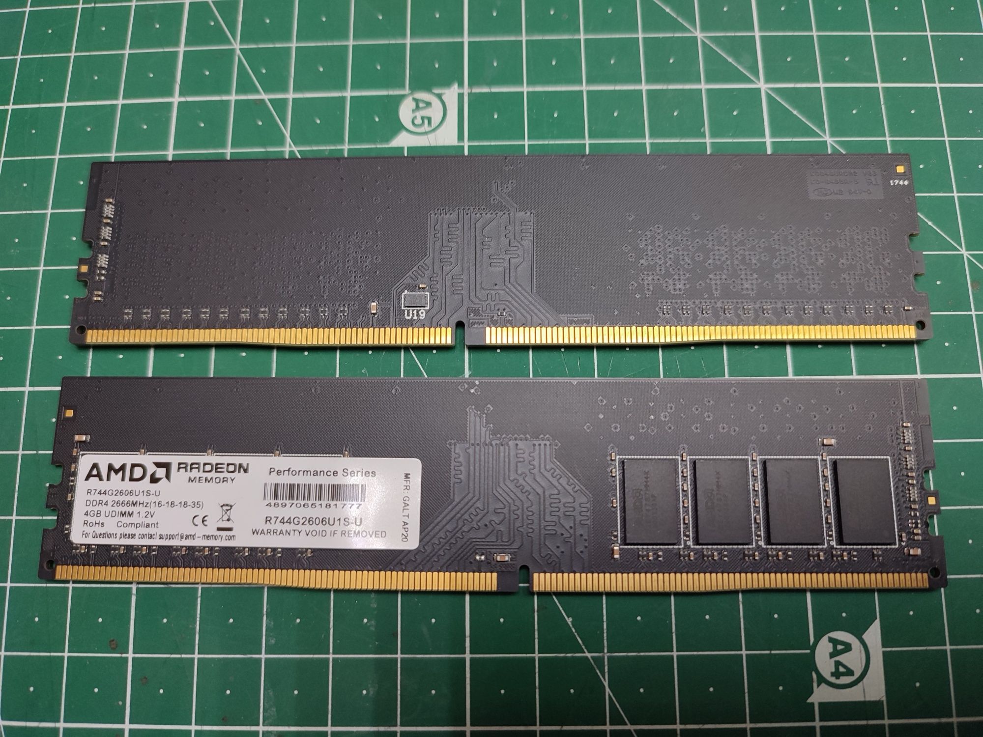 Оперативная память AMD DDR4 8GB (2*4GB 2666MHz) AM4