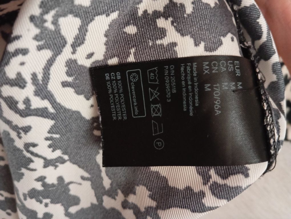 Bluzka w zwierzęcy print rozmiar M H&M