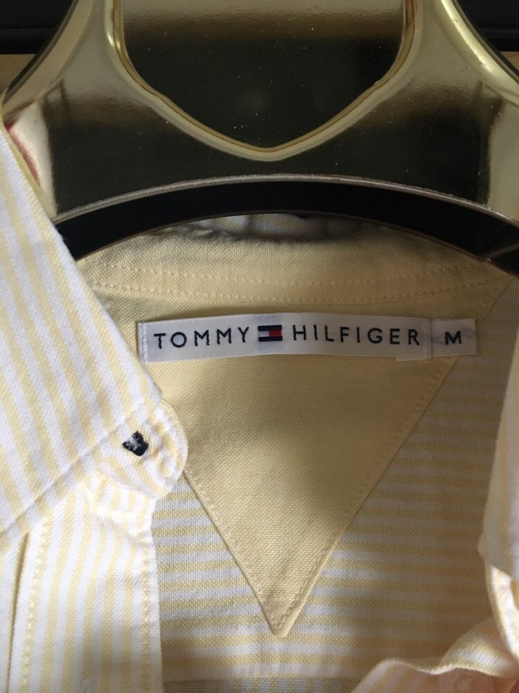 Oryginalna koszula Tommy hilfiger żółta zalando bluzka M 38 damska