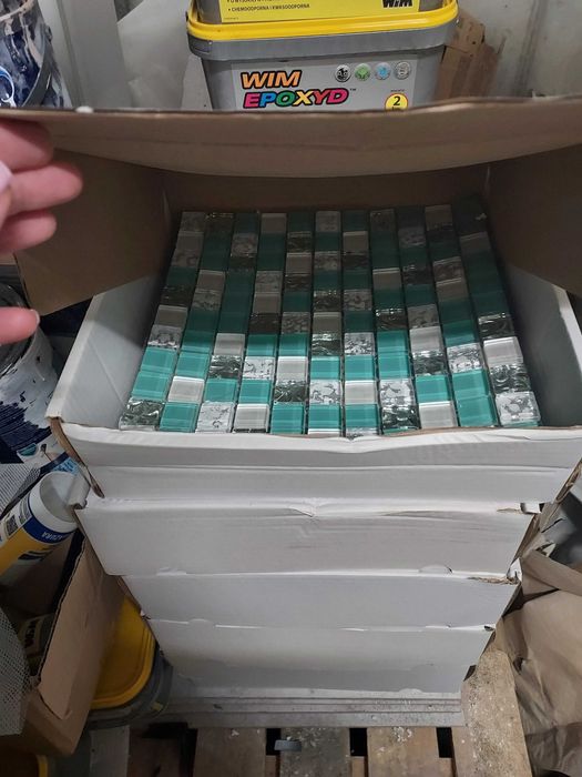 Płytki - Mozaika Szklana Cool Mint 30x30cm 8mm