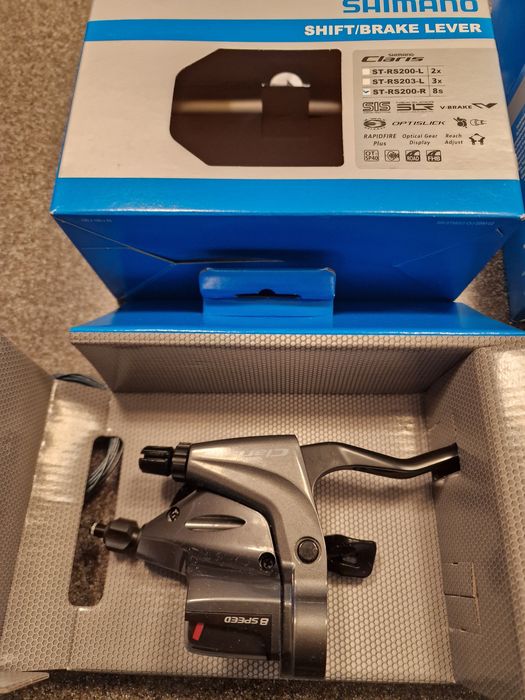 Grupa CLARIS R2000 3x8 NOWA. Klamkomanetki na prostą kierownicę!